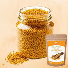 Organic Yellow Mustard Seeds – Certified USDA Organic - The Essential Spice for Pickling, Planting, and Culinary Delights