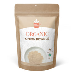SPICY ORGANIC Onion Powder - 100% USDA Organic - Non-GMO - Ready to Use Spice for Soups And Stews..