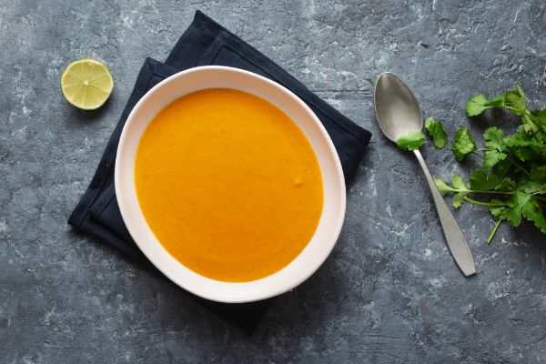Creamy Colored Vegetable Soup-spicyorganic.com