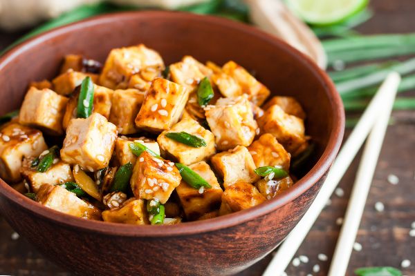 Crispy Fried Garlic Tofu Recipe- Spicy Organic