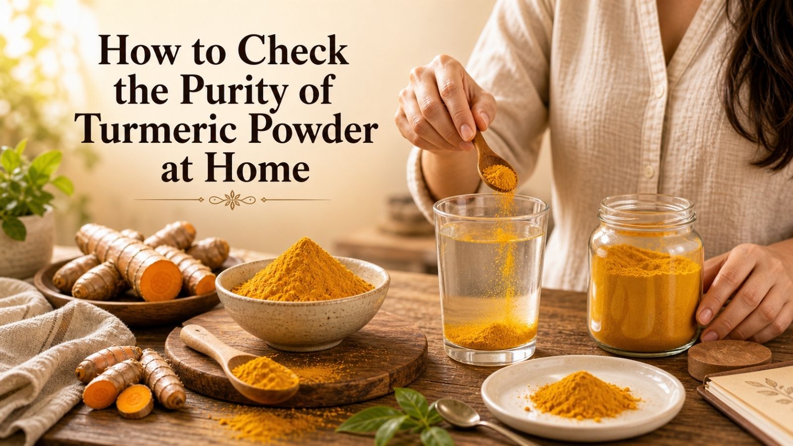 How to Check the Purity of Turmeric Powder at Home | Spicy Organic