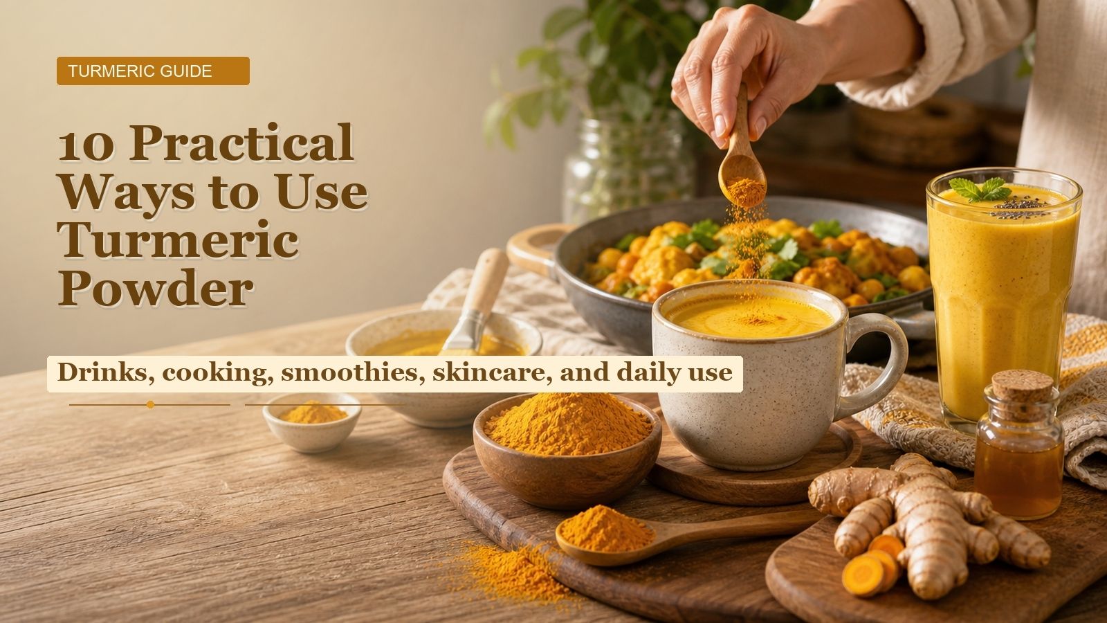 10 Practical Ways to Use Turmeric Powder | Spicy Organic