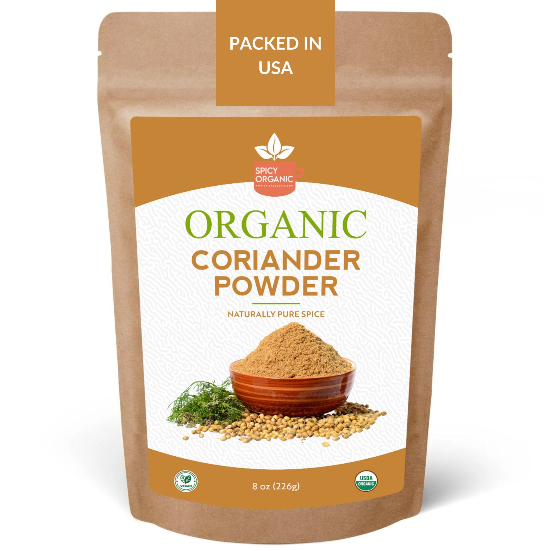 Organic Coriander Powder | USDA Certified Organic | India Origin ...