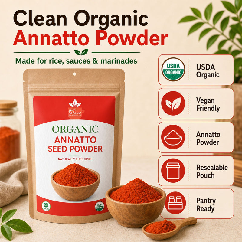 Organic Annatto Powder | USDA Certified Organic | Origin Guatemala ...