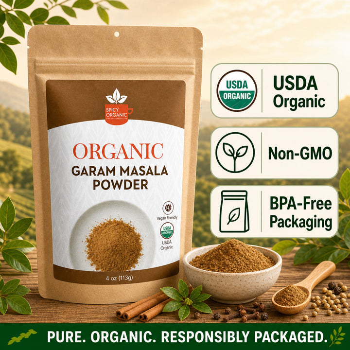 Spicy Organic Garam Masala — USDA Organic