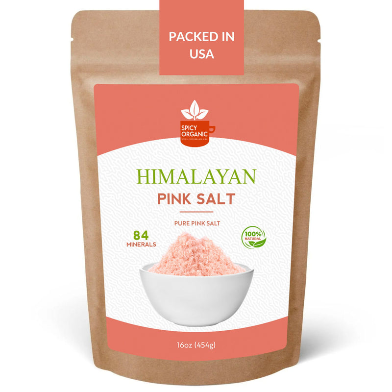 Fine Ground Himalayan Pink Salt - Pure and Natural Pink Himalayan Salt for Cooking, Baking, and Seasoning