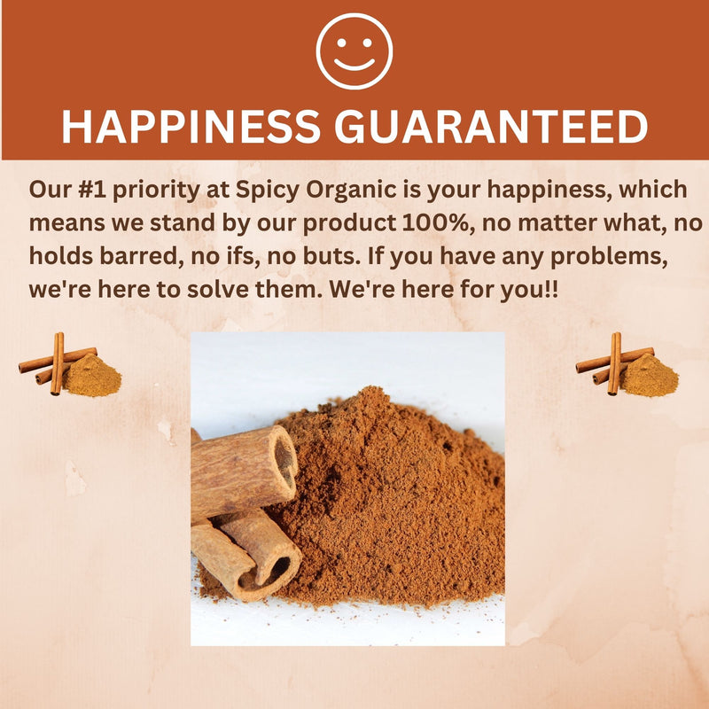 Organic Ceylon Cinnamon Powder – Premium Ground True Cinnamon from Sri Lanka, USDA Organic & Kosher Certified, Non-GMO, Gluten-Free