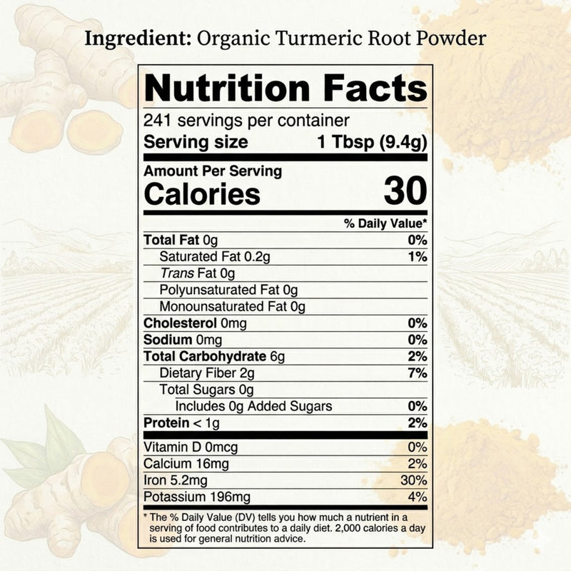 Organic Turmeric Powder — High-Curcumin, USDA Certified Organic | Spicy ...