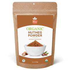 Organic Nutmeg Powder - USDA Organic- Versatile Ground Nutmeg Spice for Sweet and Savory Culinary Creations