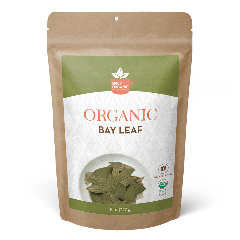 Premium Organic Bay Leaves - Hand-Picked, Sun-Dried, Non-GMO, and USDA Certified- Perfect for Cooking and Infusing Flavor