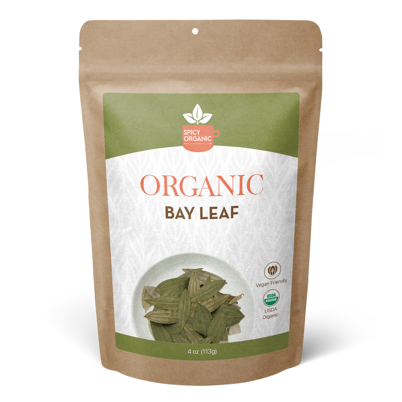 Premium Organic Bay Leaves - Hand-Picked, Sun-Dried, Non-GMO, and USDA Certified- Perfect for Cooking and Infusing Flavor