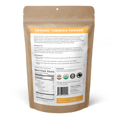 SPICY ORGANIC Turmeric Root Powder - 100% USDA Certified Organic - Non-GMO Turmeric Curcumin Powder.
