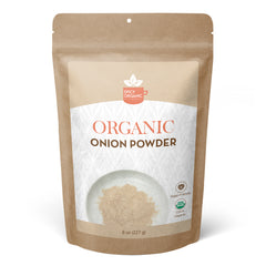 SPICY ORGANIC Onion Powder - 100% USDA Organic - Non-GMO - Ready to Use Spice for Soups And Stews..