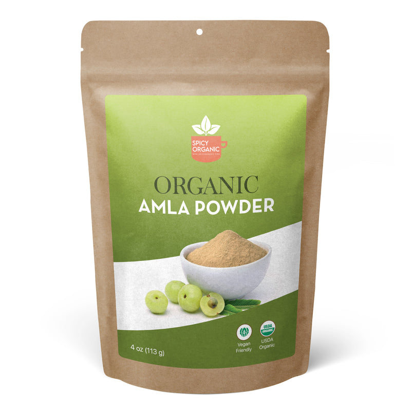 Organic Amla Fruit Powder - Immune Booster, Digestion Support, and Radiant Skin and Hair