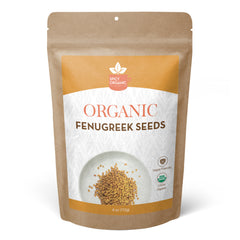 SPICY ORGANIC Fenugreek Seeds - 100% Pure USDA Organic - Non-GMO - Fenugreek Seeds For Hair Growth.