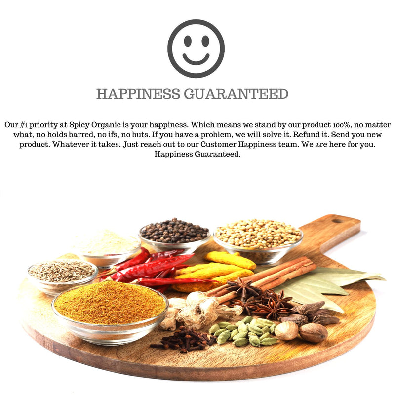SPICY ORGANIC Garam Masala Powder - 100% Pure USDA Organic - Non-GMO - Perfect Spice For Dals & Soups..