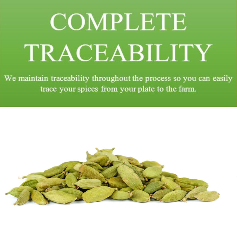 Organic Way Green Cardamom Whole Pods, Hari Elaichi (Elettaria cardamomum) - Kosher & USDA Certified | Vegan, Non-GMO & Gluten Free | Resealable Bag | Adds Flavour | 100% Raw Organic Way Green Cardamom Whole Pods, Hari Elaichi (Elettaria cardamomum) - Kosher & USDA Certified | Vegan, Non-GMO & Gluten Free | Resealable Bag | Adds Flavour | 100% Raw